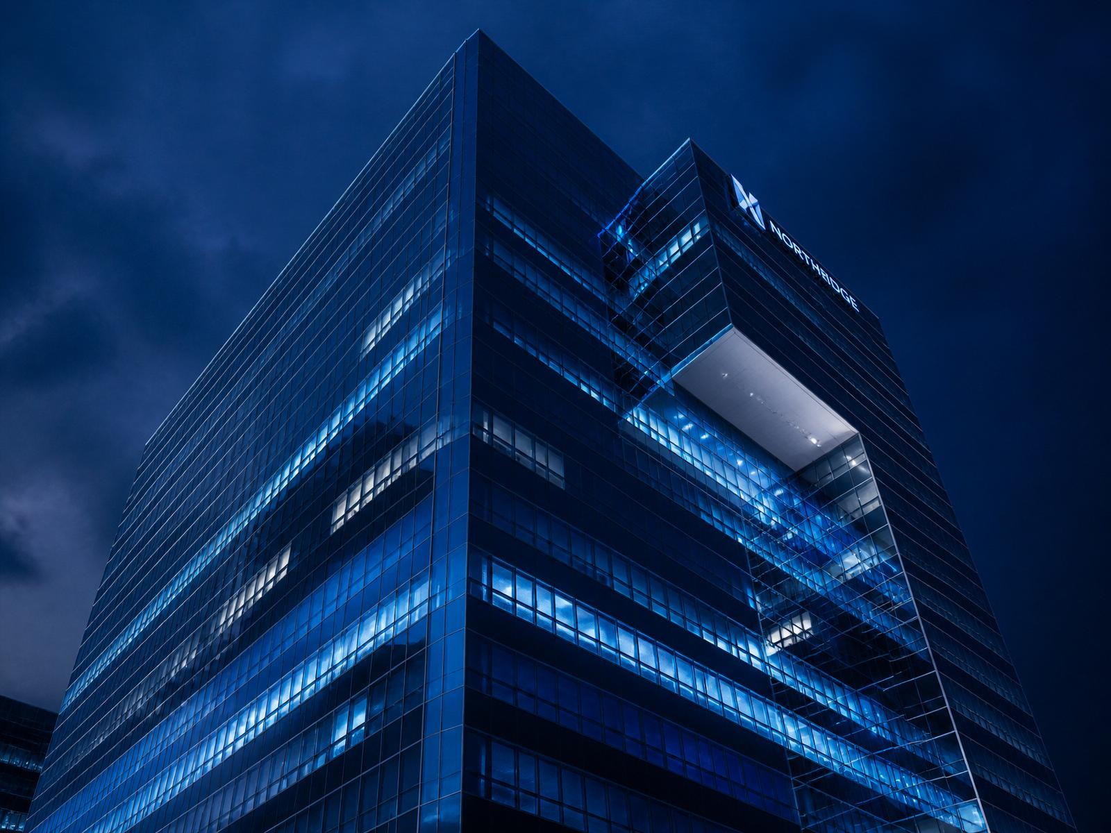 Modern high-rise buildings at dusk, representing the qualified investor network